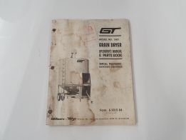 580 Grain Dryer Operators Manual and Parts Book