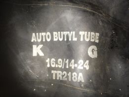 Auto Butyl Tube 16.9/14-24 TR218A Valve