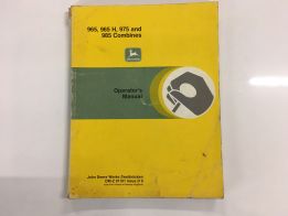 965, 965 H, 975 and 985 Combines Operator's Manual