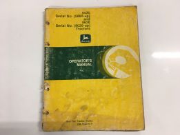 8430 and 8630 Tractors Operator's Manual