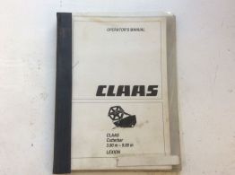 Lexion 3.90m-9.00m Cutterbar Operators Manual