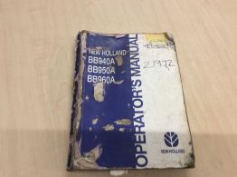  BB940A, BB950A, BB960A Baler Operators Manua