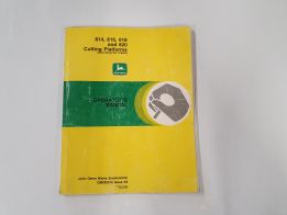 814-820 Cutting Platforms Operators Manual