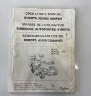 Riding Mower Operators Manual 