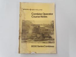 8000 Series Combine Operator Course Notes