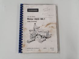 Motor 350D MK1 Parts List