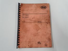 RV1601 / 1901 Operation Manual
